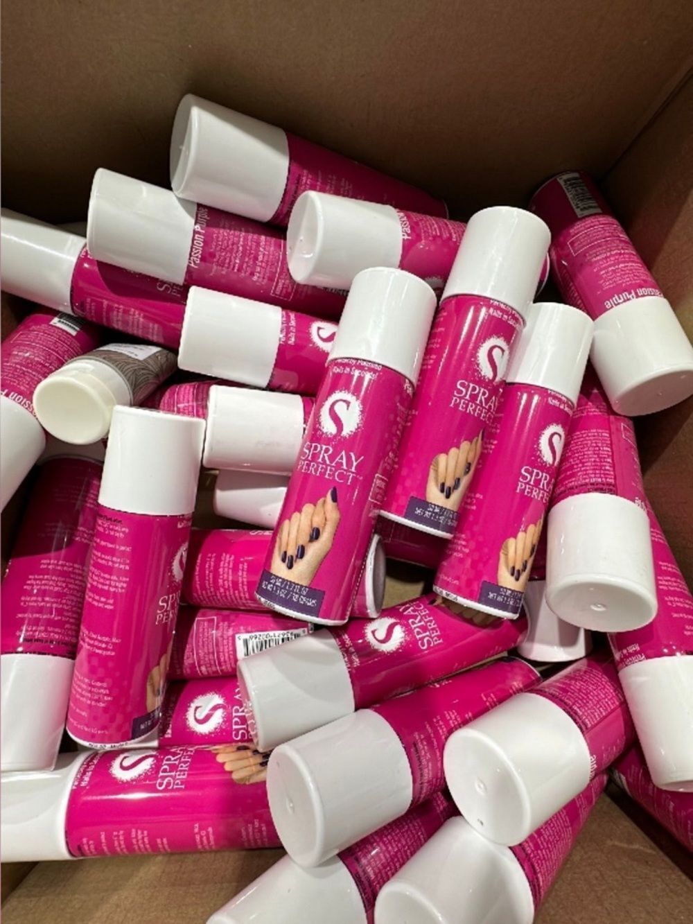 3PK- Spray Perfect Nails -Purple